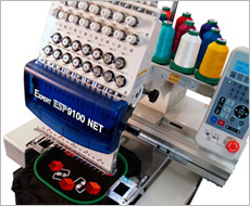 ESP9100 NET single head embroidery machine